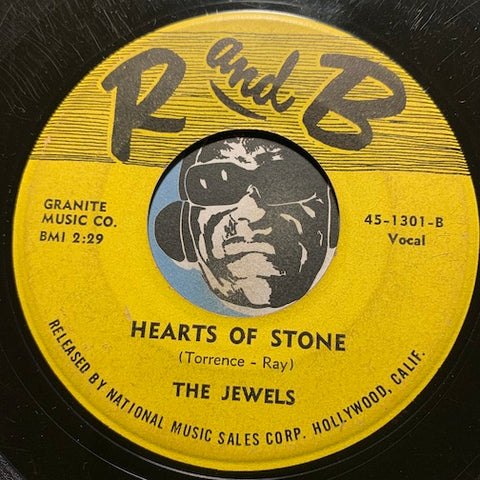 Jewels - Hearts Of Stone b/w Runnin - R and B #1301 - Doowop