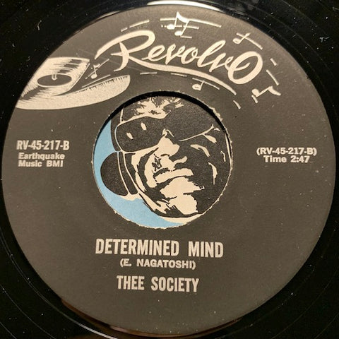 Thee Society - Determined Mind b/w That Girl - Revolvo #217 - Garage Rock