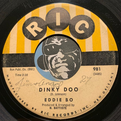 Eddie Bo - Dinky Doo b/w Everybody, Everything Needs Love - Ric #981 - R&B