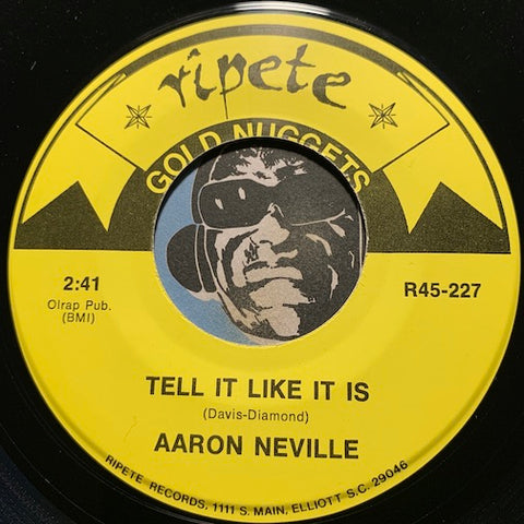 Aaron Neville / King Harvest - Tell It Like It Is b/w Dancing In The Moonlight - Ripete #227 - East Side Story - R&B Soul