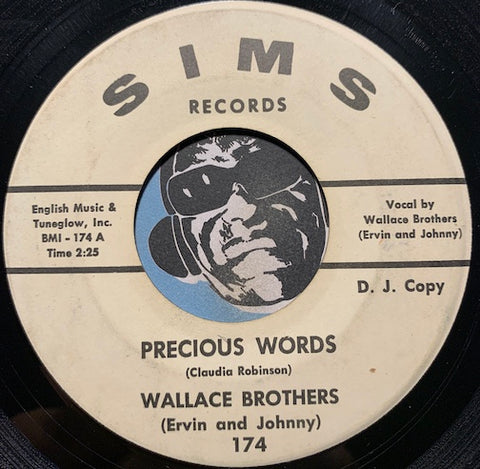 Wallace Brothers - Precious Words b/w You're Mine - Sims #174 - R&B Soul