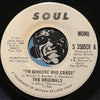 Originals - I'm Someone Who Cares b/w same - Soul #35093 - Motown - Crossover Soul