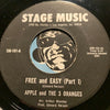 Apple & The 3 Oranges - Free And Easy pt.1 b/w pt.2 - Stage Music #101 - Funk