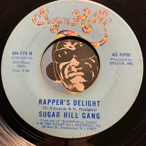 Sugarhill Gang - Rapper's Delight b/w Apache - Sugar Hill #774 - Rap