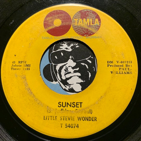 Little Stevie Wonder - Sunset b/w Contract On Love - Tamla #54074 - Sweet Soul - Motown - Northern Soul