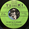 Les Barefoot Boys - Te Ani Nei Au (Te Rupe) b/w La Moe'Tu Te Mahana - Tiki #214 - Novelty