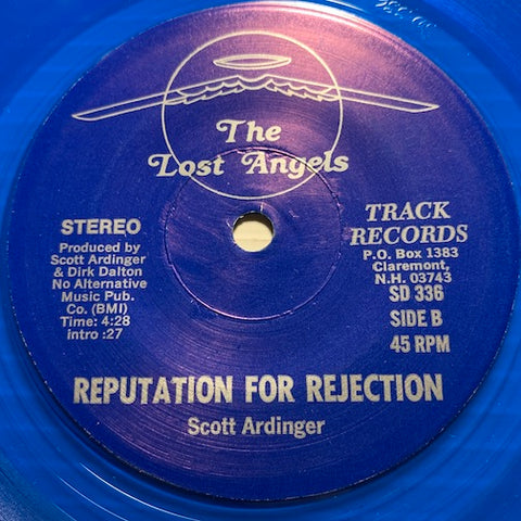 Lost Angels - Reputation For Rejection b/w Steppin Out - Track #336 - Punk - Colored Vinyl