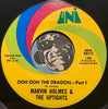 Marvin Holmes & Uptights - Ooh Ooh The Dragon pt.1 b/w pt.2 - Uni #55111 - Funk