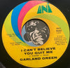 Garland Green - Jealous Kind Of Fella b/w I Can't Believe You Quit Me - Uni #55143 - Sweet Soul - Modern Soul