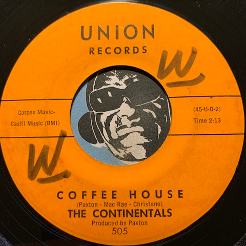 Lord Douglas Byron & Continentals - Big Bad Ho-Dad b/w Coffee House - Union #505 - Surf