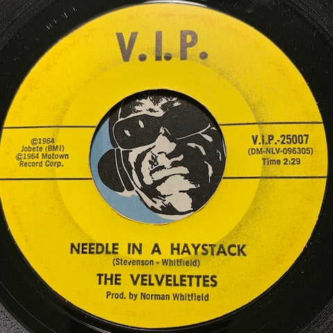 Velvelettes - Needle In A Haystack b/w Should I Tell Them - VIP #25007 - Northern Soul - Motown