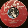 Jimmy Reed - Boogie In The Dark b/w You Don't Have To Go - Vee Jay #119 - Blues