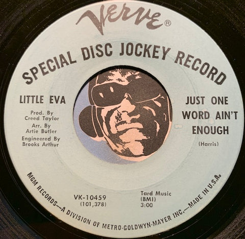 Little Eva - Just One Word Ain't Enough b/w Bend It - Verve #10459 - R&B Soul