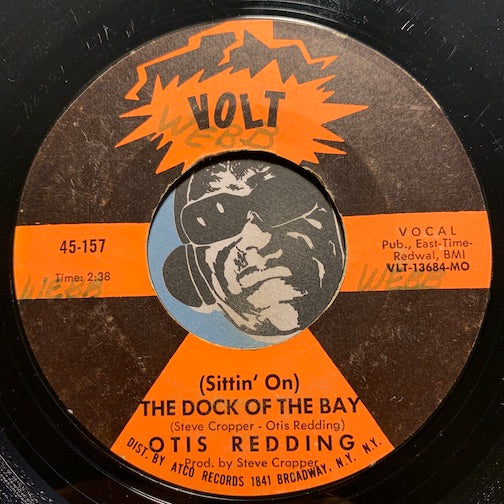 Otis Redding - (Sittin On) The Dock Of The Bay b/w Sweet Lorene - Volt #157 - R&B Soul