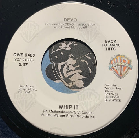 Devo - Whip It b/w Girl U Want - Warner Bros #0400 - 80's - Rock n Roll