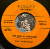 Paragons - Let's Start All Over Again b/w Stick With Me Baby - Winley #220 - Doowop