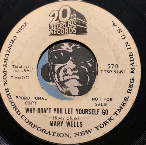 Mary Wells - Why Don't You Let Yourself Go b/w Never Never Leave Me - 20th Century #570 - Sweet Soul - R&B Soul
