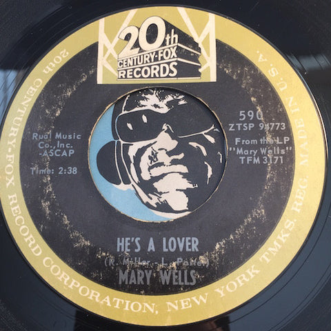 Mary Wells - He's A Lover b/w I'm Learnin - 20th Century Fox #590 - Northern Soul