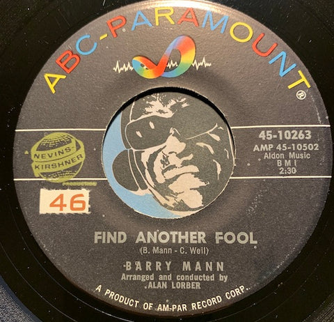 Barry Mann - Little Miss U.S.A. b/w Find Another Fool - ABC Paramount #10263 - Rock n Roll