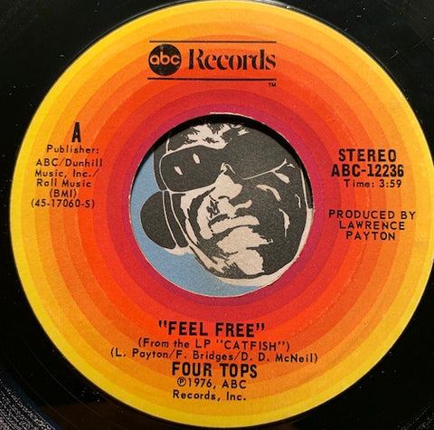 Four Tops - Feel Free b/w I Know You Like It - ABC #12236 - Funk Disco