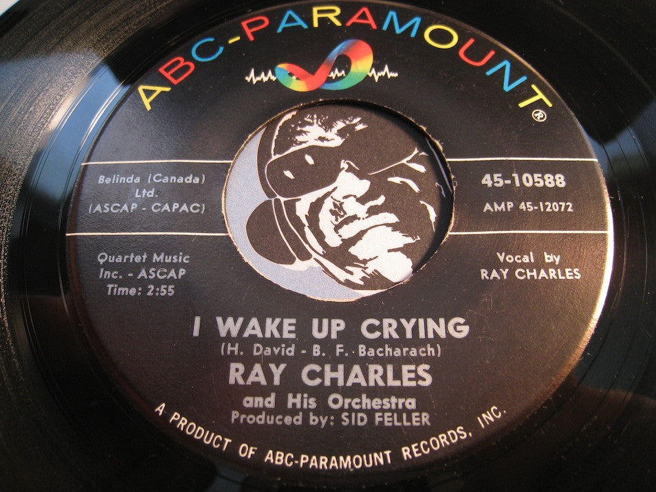 Ray Charles - I Wake Up Crying b/w Smack Dab In The Middle - ABC Paramount #10588 - R&B Soul