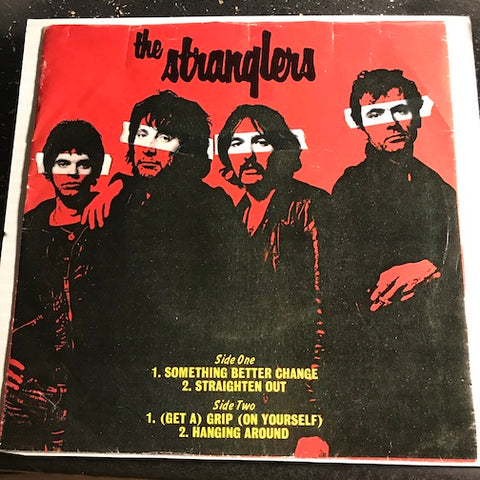 Stranglers - EP - Something Better Change - Straighten Out b/w (Get A) Grip (On Yourself) - Hanging Around - A&M #1973 - Colored vinyl - Punk / Powerpop