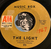 The Light - Back Up b/w Music Box - A&M #873 - Garage Rock