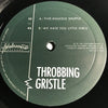 Throbbing Gristle - Five Knuckle Shuffle (plays at 33rpm) b/w We Hate You Little Girls (plays at 45rpm) - Adolescent #010 - 80's - Industrial