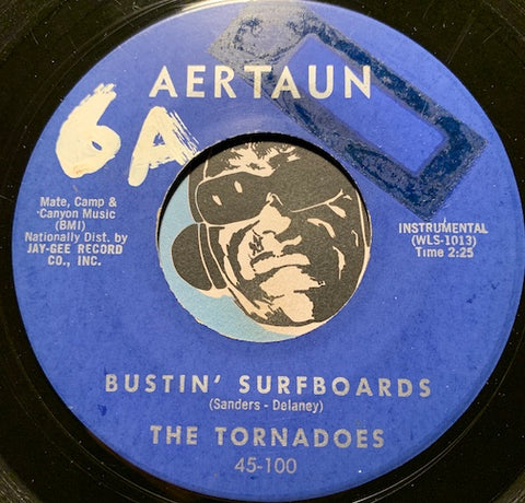 Tornadoes - Bustin Surfboards b/w Beyond The Surf - Aertaun #100 - Surf