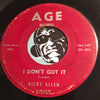 Ricky Allen - Ouch b/w I Don't Got It - Age #29115 - R&B