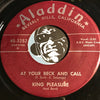 King Pleasure - I'm In The Mood For Love b/w At Your Beck And Call - Aladdin #3352 - R&B - Jazz