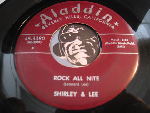 Shirley & Lee - Rock All Nite b/w Don't You Know I Love You - Aladdin #3380 - R&B