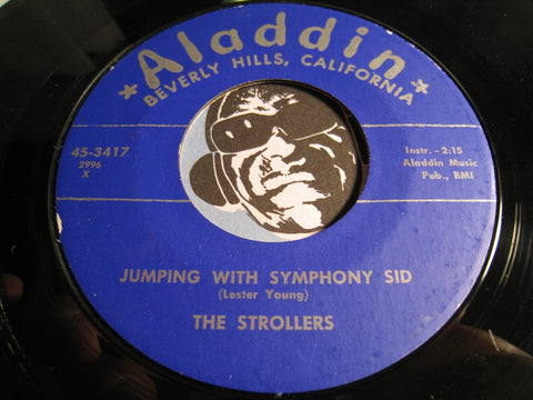 Strollers - Jumping With Symphony Sid b/w Swinging Yellow Rose Of Texas - Aladdin #3417 - Jazz