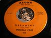 Priscilla Page - My Letter b/w Dreaming - Alcor #015 - Popcorn Soul - Northern Soul - Doowop