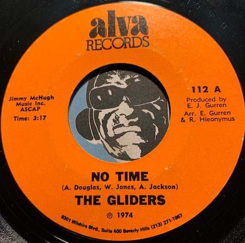Gliders - No Time b/w Lonely Cities And One Way Streets - Alva #112 - Sweet Soul