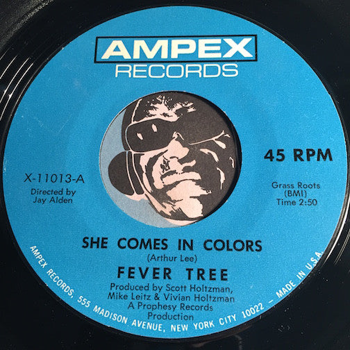 Fever Tree - She Comes In Colors b/w You're Not The Same Baby - Ampex #11013 - Psych Rock