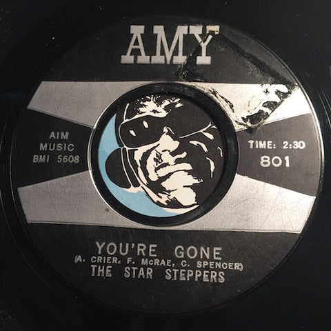 Star Steppers - You're Gone b/w The First Sign Of Love - Amy #801 - Doowop