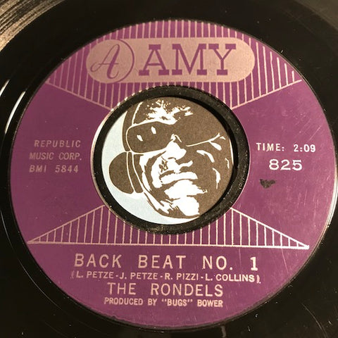 Rondels - Back Beat No 1 b/w Shades Of Green - Amy #825 - Rock n Roll - Surf