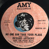 Richard Anthony & Poor Boys - I'm Not A Fool Anymore b/w No One Can Take Your Place - Amy #992 - Soul