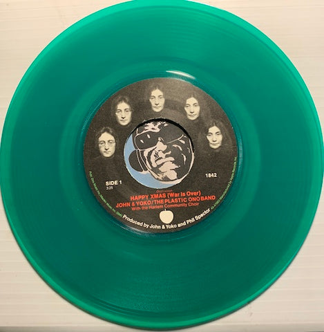 John & Yoko - Happy Xmas (War Is Over) b/w Listen, The Snow Is Falling - Apple #1842 - Colored Vinyl - Rock n Roll