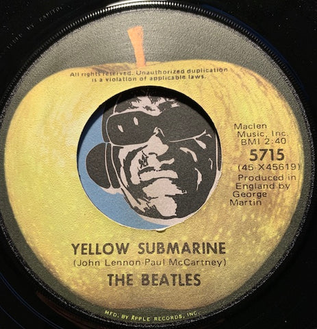 Beatles - Yellow Submarine b/w Eleanor Rigby - Apple #5715 - Rock n Roll