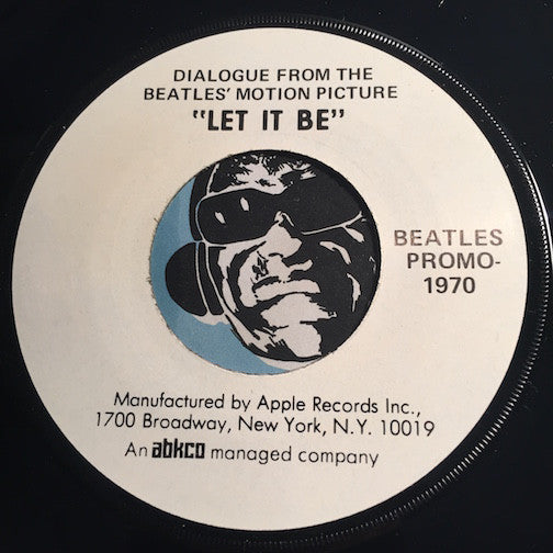 Beatles - Dialogue From The Beatles Motion Picture Let It Be b/w blank - Beatles Promo #1970 - Rock n Roll