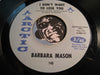 Barbara Mason - I Don't Want To Lose You b/w Dedicated To The One I Love - Arctic #140 - Sweet Soul