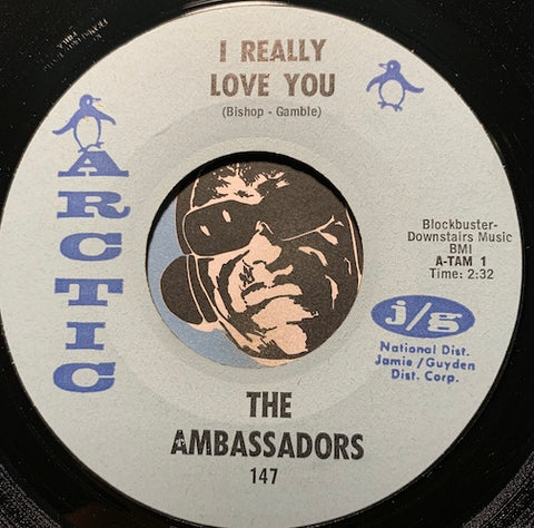 Ambassadors - I Really Love You b/w I Can't Believe You Love Me - Arctic #147 - Sweet Soul - Funk