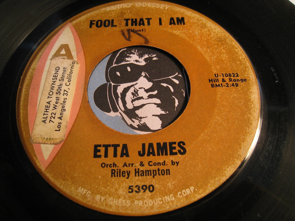 Etta James - Fool That I Am b/w Dream - Argo #5390 - R&B Soul
