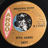 Etta James - Breaking Point b/w That Man Belongs Back Here With Me - Argo #5477 - R&B Soul