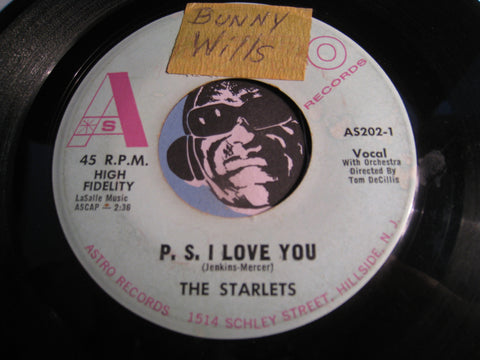 Starlets - P.S. I Love You b/w Where Is My Love Tonight - Astro #203 - Teen - Doowop