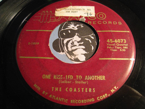 Coasters - One Kiss Led To Another b/w Brazil - Atco #6073 - Doowop