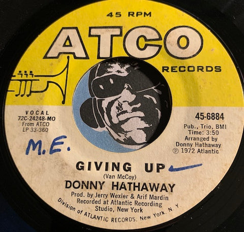 Donny Hathaway - Giving Up b/w Jealous Guy - Atco #6884 - R&B Soul