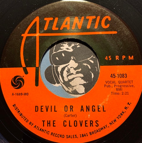 Clovers - Devil Or Angel b/w Hey Doll Baby - Atlantic #1083 - Doowop
